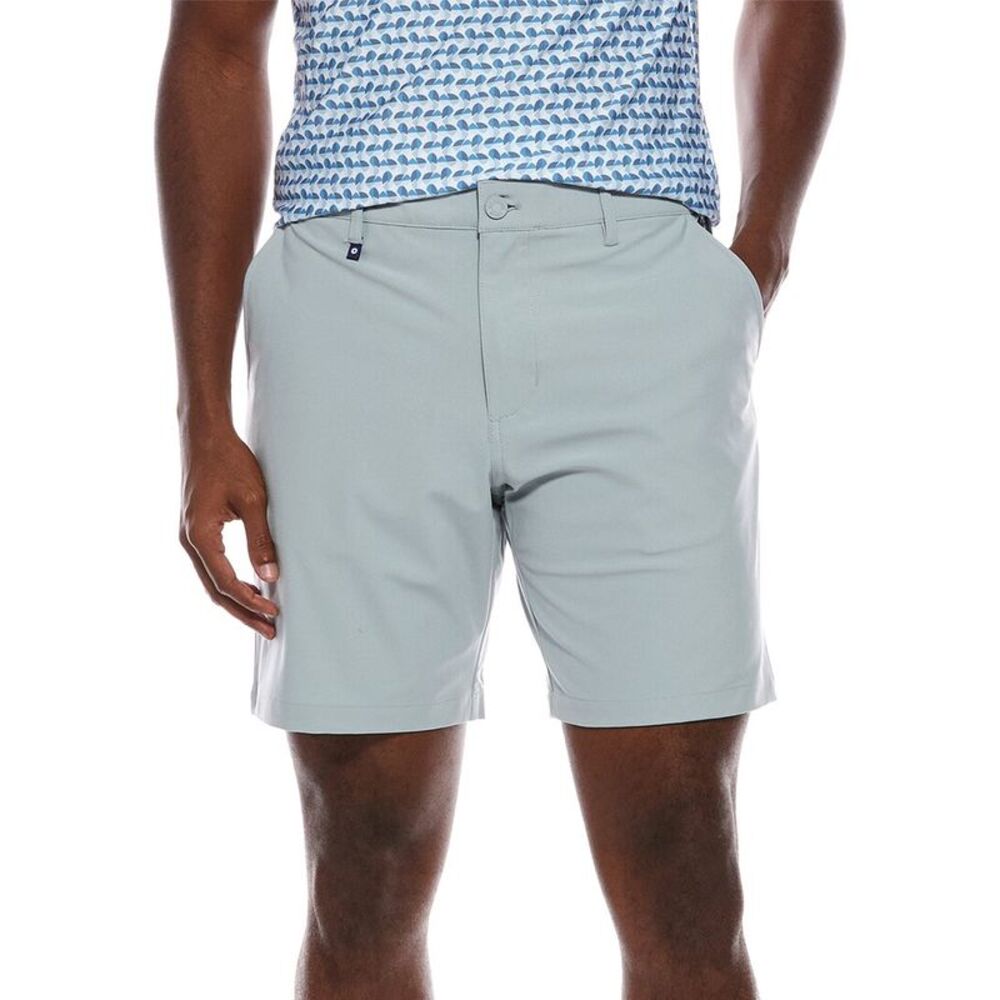 Ben Sherman Mens 4-Way Stretch Tech Short, Gray - Picture 1 of 4